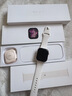 Apple/苹果 Watch S11 智能手表GPS款46毫米玫瑰金色铝金属表壳淡桃粉色运动型表带M/L MEVU4CH/B 实拍图