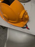 FSMZ安全帽双风扇太阳能充电两用 带LED灯AI蓝牙工程帽建筑工地安全帽夏季防晒制冷空遮阳调防护降温消暑头盔 双风扇双太阳能双空调1万毫安黄 实拍图