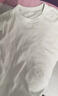 优衣库合作款/女装圆领T恤/短袖正肩大师T素色483456 483456/40奶油色 XL 实拍图