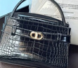 CHARLES&KEITH鳄鱼纹凯莉包手提斜挎婚包包女包生日母亲节礼物CK2-50270880-1 Black黑色 S 实拍图