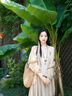 欧迪惠（Oudihui）新中式轻国风吊带连衣裙子2026夏季新款衣服女装穿搭三件套装长裙 开衫+吊带+半身裙 M 实拍图