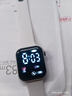 其他品牌高颜值LED手表时尚方形学生科技感超强夜光数字个性运动 太空白 实拍图