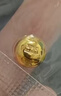 领丰金黄金豆豆金块AU9999足金实心真金豆子收藏节日礼物送女友送朋友 金豆3g/颗国检证签 实拍图