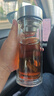富光玻璃杯双层带茶隔大容量水杯 高档商务泡茶杯 高硼硅杯子500ml 实拍图