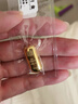 华姿金财富金条足金9999投资储值送礼收藏黄金新年礼物 100g 实拍图
