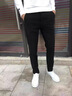 花花公子（PLAYBOY）裤子男款夏季2026新款高端直筒冰丝男士休闲裤潮流薄款商务长裤男 X-6666HH621H黑色 32 实拍图