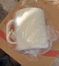 JAJALIN手柄漱口杯洗漱杯子家用儿童牙缸简约牙刷杯套装情侣刷牙杯 白色 实拍图