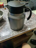 京东京造保温壶 焖茶暖水壶【陶瓷内胆】茶水分离办公室泡茶闷泡壶 灰色1L 实拍图