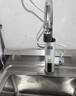 奥克斯（AUX）电热水龙头热水器加热水龙头快速热水变频恒温厨房下进水 【大屏数显】电镀银+漏保插头+万向喷头 实拍图