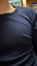三枪秋衣秋裤男士纯棉薄款圆领打底棉毛衫裤无侧缝抗静电保暖内衣套装 实拍图