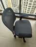 得力（deli）4900S 人体工学靠背办公椅/电脑椅/职员椅 可升降转椅舒棉坐垫 黑 实拍图