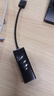 绿联（UGREEN）USB3.0转网口千兆2.0百兆有线网卡转RJ45网线转接头网口转换器 适用苹果华为笔记本电脑外置扩展坞 USB转百兆网口 实拍图