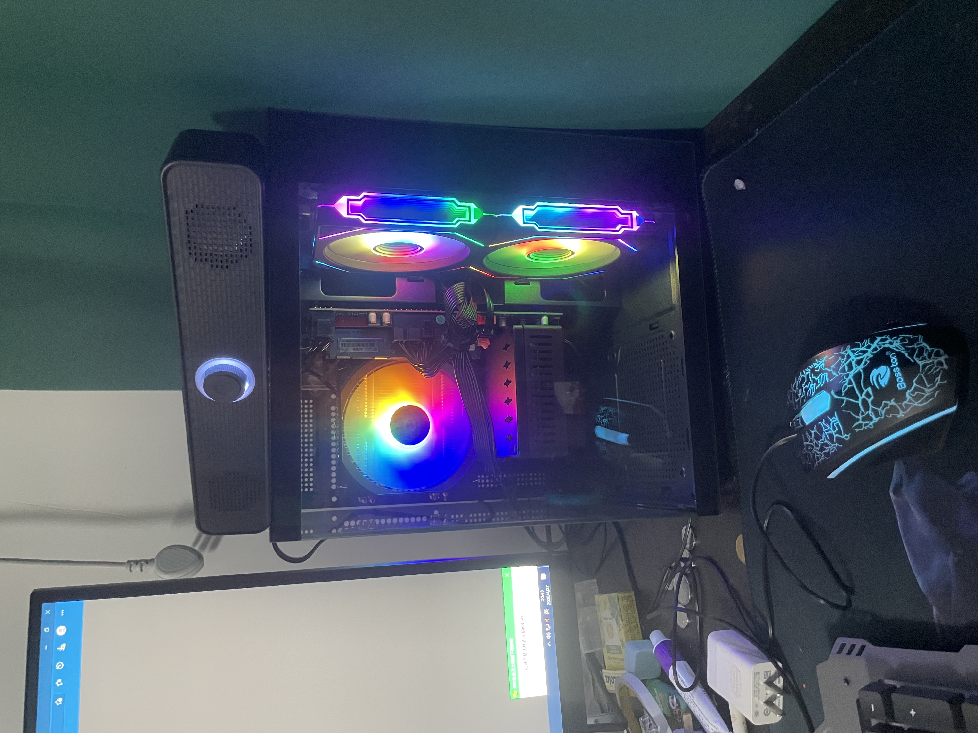 七彩虹18核i9高配RTX5060/5050电脑全套i7游戏组装机i5办公设计台式机企业商务电竞网吧RTX3060/3050主机 配置三【i9级12核24线程+RTX3050】 电脑主机+外设礼包【五 实拍图