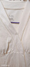嫚熙春夏款哺乳衣外出纯棉孕妇自带胸垫喂奶睡衣月子服产后家居服黄XL 实拍图