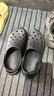 京东京造【抗菌洞洞鞋】凉鞋旅行沙滩溯溪两穿eva防臭凉拖鞋夜色黑42-43 实拍图