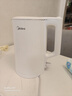 美的（Midea）电热水壶家用烧水壶泡茶0涂层食品级304不锈钢自动断电双层防烫全钢无缝1.5L大容量 MK-HJ1566 实拍图