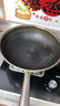 康巴赫炒锅不粘锅316L不锈钢炒菜锅32cm蜂窝平底煎炒锅电磁炉燃气灶通用 实拍图