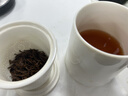 泥也茶杯陶瓷马克杯泡绿茶水分离办公带盖过滤德化白瓷杯子高档送礼杯 实拍图