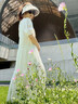 卡帝乐鳄鱼（CARTELO）防晒帽女夏季UPF50+防紫外线黑胶空顶遮阳帽贝壳帽沙滩帽太阳帽女 实拍图
