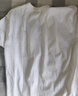 【京东直采】重磅纯棉 圆领短袖男款t恤衣服女士t恤服装真5折专场 白色（短袖） 3XL （155-170斤） 实拍图