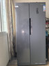 上菱601升双开门冰箱 风冷无霜一级能效变频大容量净味家用电冰箱对开门 以旧换新BSE601PWL 实拍图