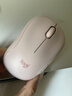 罗技（Logitech）M221轻音鼠标 无线鼠标 办公鼠标 对称鼠标 带无线微型接收器 茱萸粉 实拍图