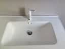 心海伽蓝（SHKL）法式不锈钢浴室柜陶瓷一体盆洗手盆柜组合蜂窝铝卫生间洗漱台4555 【复古黑|母婴级净醛】90CM经典镜柜+冷热龙头 实拍图
