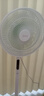 美的（Midea）【幸运草安睡1S】一级能效直流变频声控电风扇家用遥控卧室静音落地扇台式桌面抗菌大风力转页扇 实拍图