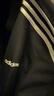 adidas休闲舒适三条纹立领夹克外套男装秋季阿迪达斯官方轻运动   黑色/白（推荐选大一码）   S 实拍图