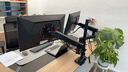 Brateck北弧 双屏显示器支架 上下双屏机械臂一拖二 倒挂电脑支架多屏幕扩展 桌面夹式增高架底座E500pd-2 实拍图