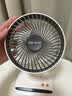 先锋小风扇桌面风扇USB可蓄电风扇空气循环扇家用风扇小型轻音节能对流摇头扇办公室学生小型电扇D17 实拍图