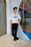 Calvin Klein Jeans春秋男士时髦ck楔形版中腰猫须水洗弹力锥形牛仔裤J320963 1BY-牛仔黑 31  （建议140-150斤） 晒单实拍图