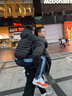 坦博尔羽绒服春款保暖百搭通勤百搭男款轻薄连帽外套TF246209黑色180 实拍图