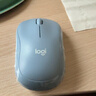 罗技（Logitech）M221 轻音鼠标 无线鼠标 办公鼠标 对称鼠标 带无线微型接收器 雾霭蓝 实拍图