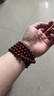 龍隐正宗小叶紫檀手串男女士款文玩手链檀香木佛珠子转运正品高端情侣 带金星款8mm*108颗（京仓速发） 实拍图