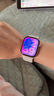 Apple/苹果 Watch S11 智能手表GPS款42毫米玫瑰金色铝金属表壳淡桃粉色运动型表带S/M MEUN4CH/B 实拍图