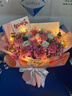 馨仪鲜花速递玫瑰向日葵康乃馨花束生日礼物全国同城配送 康乃馨玫瑰混搭花束 实拍图