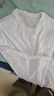 京东京造10A抗菌男士t恤短袖男女同款衣服男装春夏新款圆领打底衫内搭白XL 实拍图