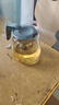 茶吧机饮水机玻璃电热水壶茶壶茶台电茶炉保温壶单壶带滤网耐高温茶具大容量水壶泡茶壶茶水分离 黑色半把款式 实拍图