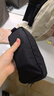 MUJI锦纶笔袋 文具盒文具袋简约立体铅笔盒大容量尼龙收纳袋旅行便携 黑色 宽19*高８*厚6.5cm 实拍图