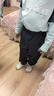 361°童装 儿童裤子25春季男女童3-14岁针织长裤 经典黑 110 实拍图