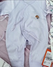 贝瑞加（Babyprints）婴儿连体衣2件装男女宝宝纯棉哈衣新生儿护肚内衣婴儿满月服 紫59 实拍图