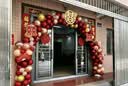庄子然气球拱门结婚专用婚礼布置套装酒店室内外婚庆充气拱门 圆喜纸扇款(圆喜纸扇花+路引*2) 实拍图