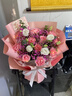 馨仪母亲节鲜花速递玫瑰向日葵康乃馨花束生日礼物全国同城配送 康乃馨玫瑰混搭花束 实拍图