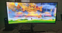 华为MateView GT 34英寸曲面显示器 WQHD 190Hz带鱼屏 快速液晶1ms 低蓝光无频闪 升降俯仰调节 实拍图
