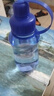 富光塑料杯大容量水杯耐热防摔太空杯夏天户外运动水壶便携防漏茶杯子 蓝色-带滤网800ml 实拍图