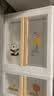 京东京造 熊熊儿童衣柜 童装衣物收纳柜宝宝裙子加高衣柜 64面宽3层 实拍图