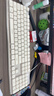 狼途L1静音无线键盘鼠标套装有线办公打字专用手感好电脑平板笔记本电竞游戏男女生高颜值104键 【有线·低音】奶白暖光单光 实拍图