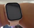 Apple/苹果 Watch S11 智能手表GPS款46毫米玫瑰金色铝金属表壳淡桃粉色运动型表带S/M MEVT4CH/B 实拍图