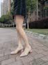 ZHR则则女鞋2026新款高跟鞋子女法式皮鞋不累脚单鞋七夕送女友IE81裸粉37 实拍图